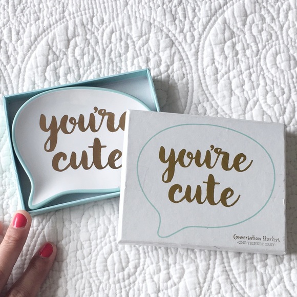 Rosanna You’re Cute Ceramic Trinket Tray - Picture 1 of 4